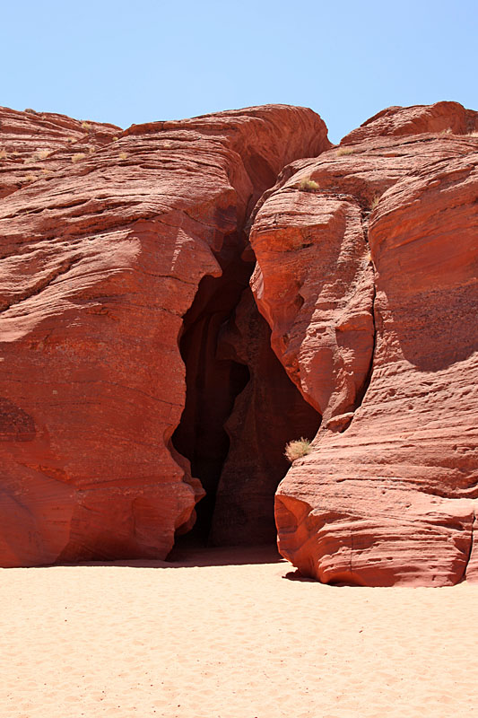 Der Eingang zum Upper Antelope Canyon