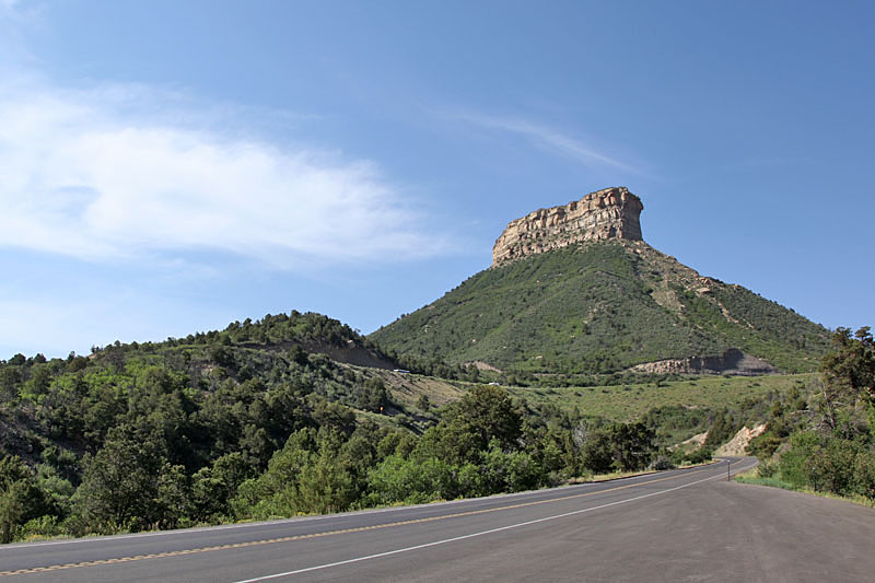 Am Eingang zum Mesa Verde NP