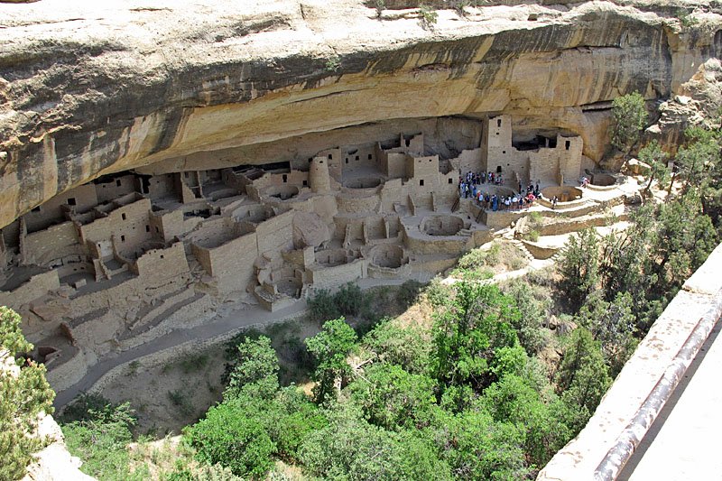 Um ins Cliff Palace zu kommen ...