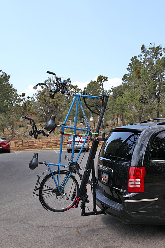 So kann man ein Tandem auch transportieren ;-)