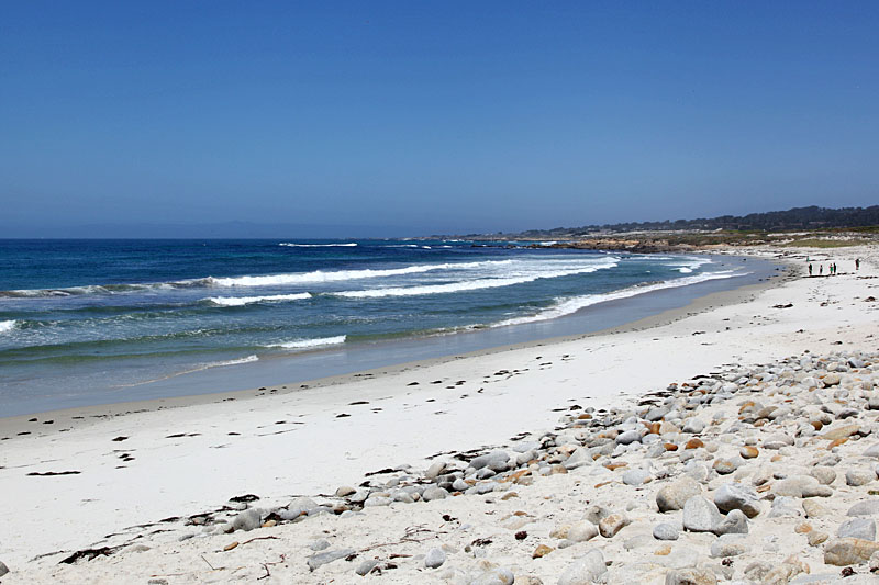 Am Strand des 17-Mile-Drives