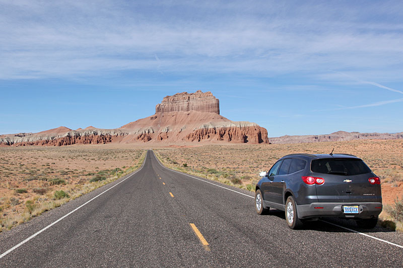 Am Abzweig zum "Little Wild Horse Canyon"