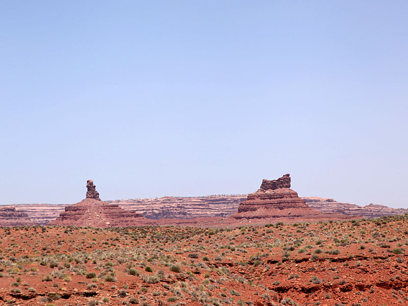 Setting Hen Butte und Roosater Butte