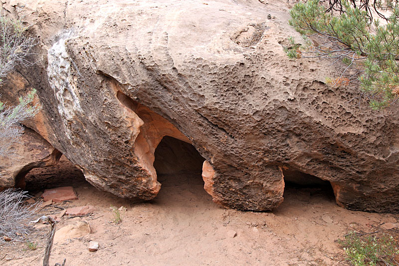 Merkwürdiger Felsen