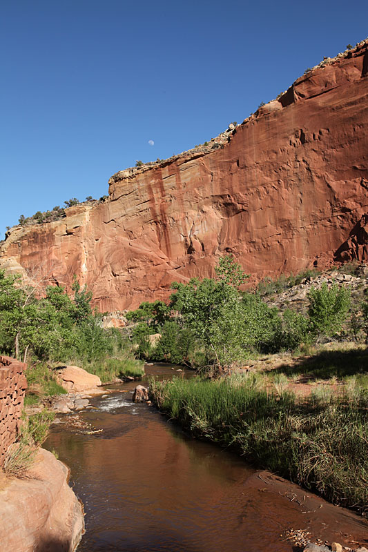 Am Fremont River beginnt der Hickman Trail