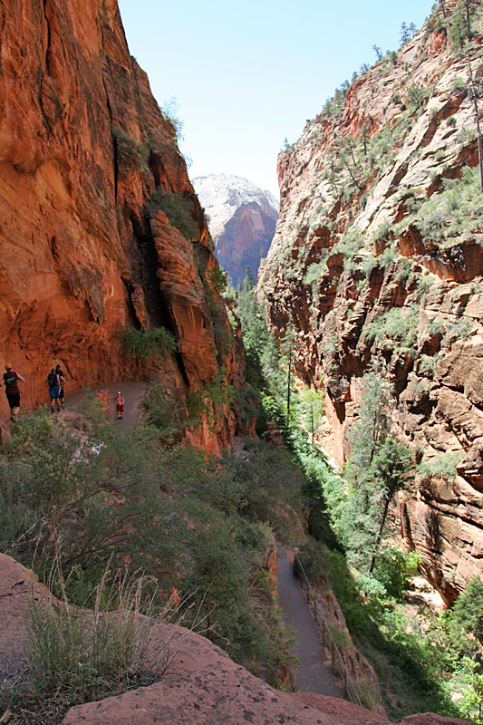 Aufstieg durch die Schlucht