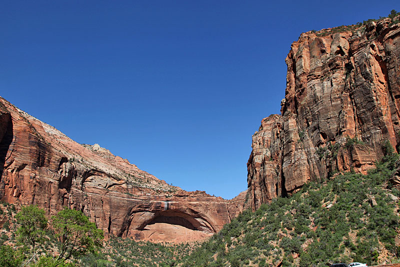 Am Ende des Zion Parks
