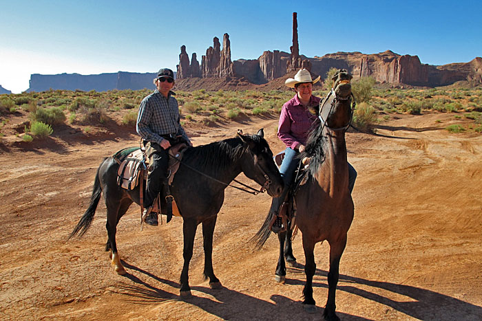 Ausritt im Monument Valley