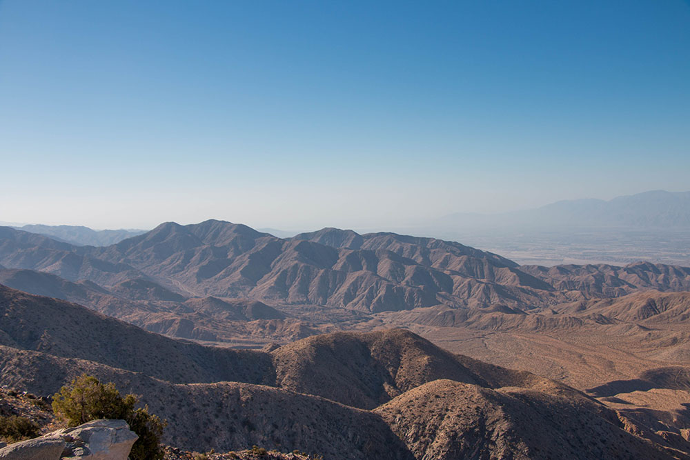 Bergrücken um das Coachella Valley