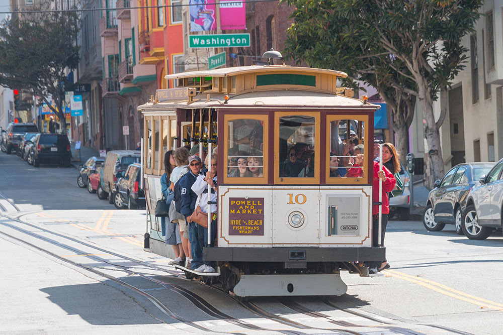 Das berühmte Cable Car darf natürlich nicht fehlen