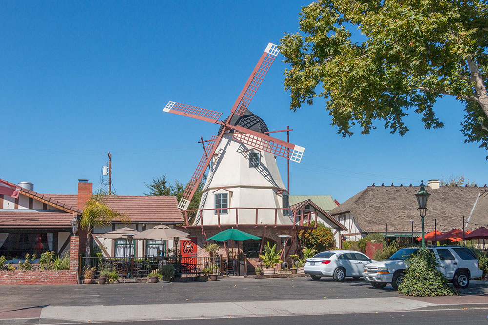 In der "dänischen" Stadt Solvang