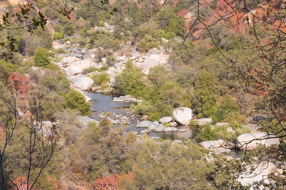 Flüsschen in den Lake Kaweah