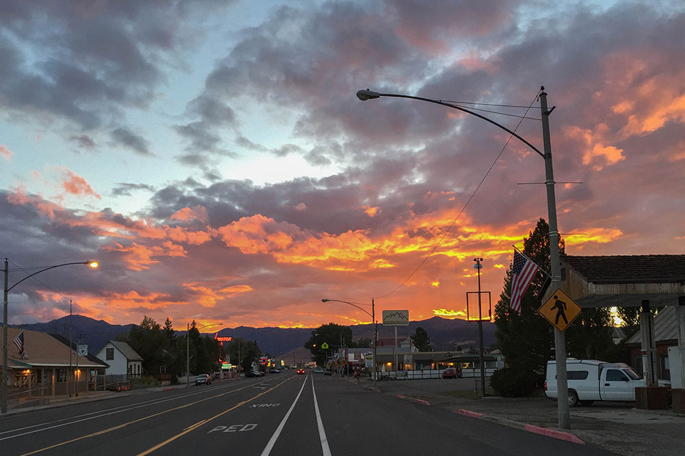 Abends in Bridgeport ...