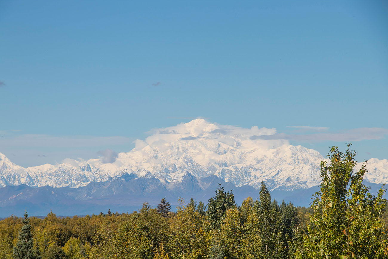 ... denn der Denali ist oft wolkenverhangen