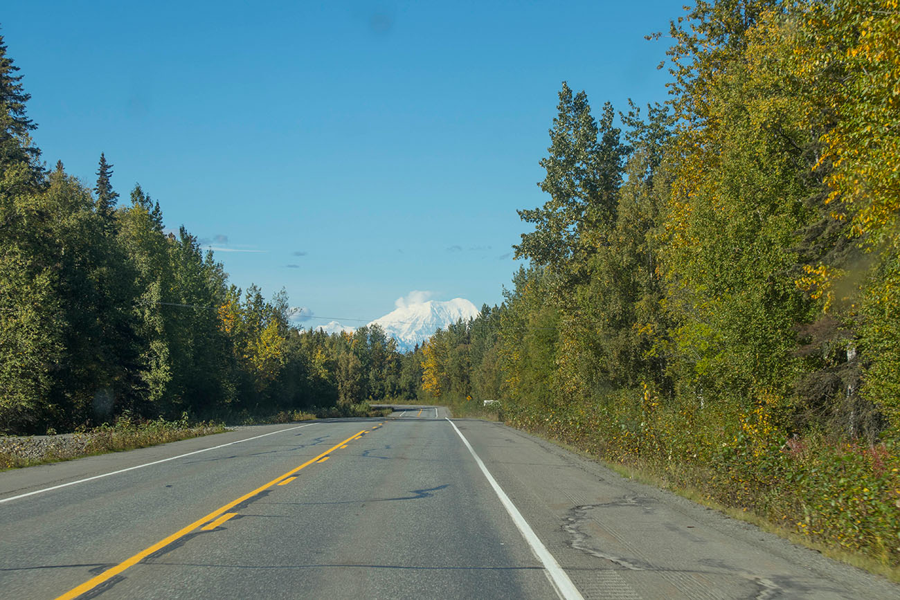 Auf dem Weg nach Talkeetna ... 