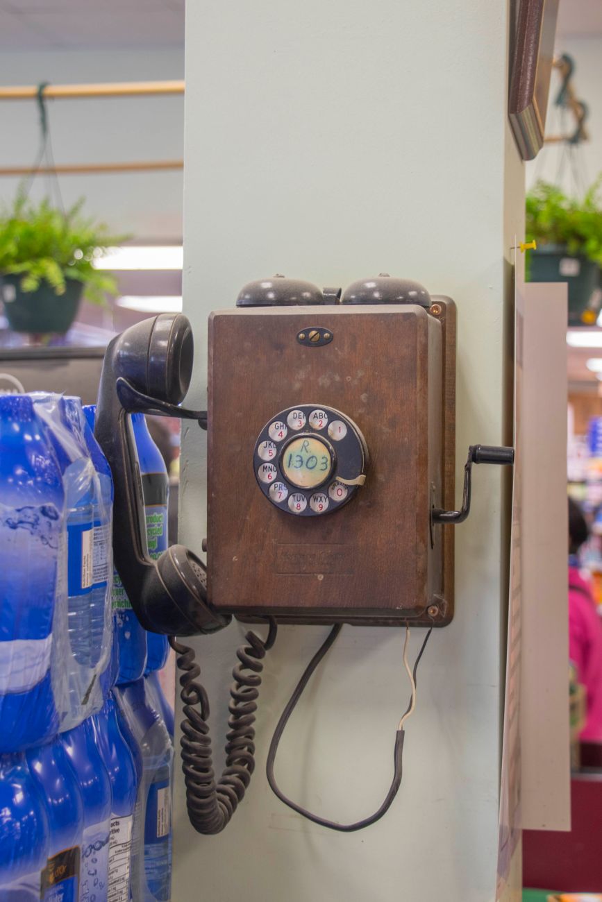 Und das Telefon funktioniert noch und ist in Betrieb! 