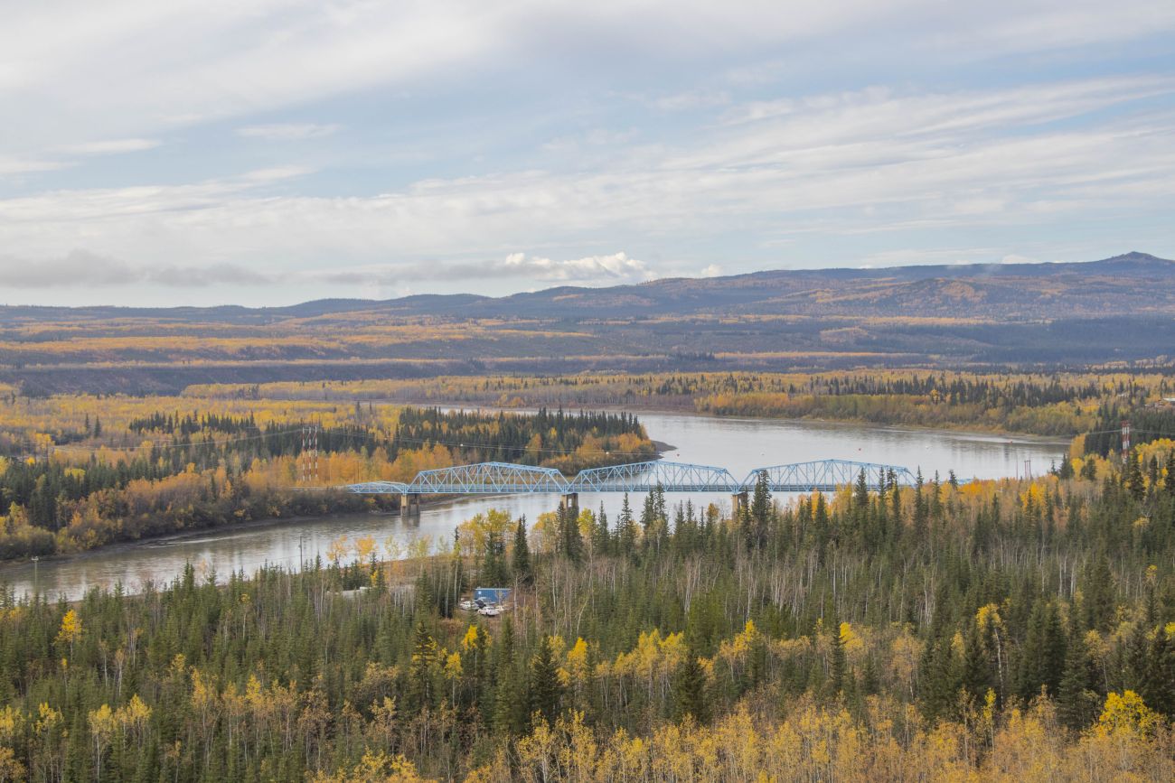 Brücke über den Yukon bei Carmacks 