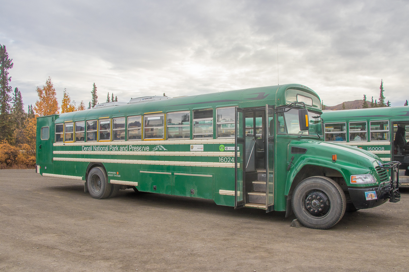 Die ca. 90 Meilen lange Strecke, darf man nur mit dem Shuttlebus befahren 