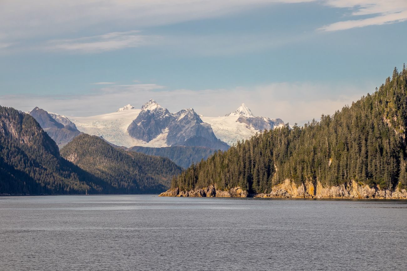Zufahrt in die Glacier Bay 