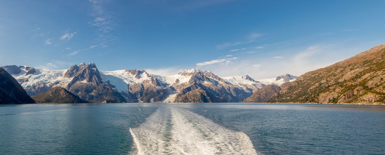 Letzter Blick in die Glacier Bay 
