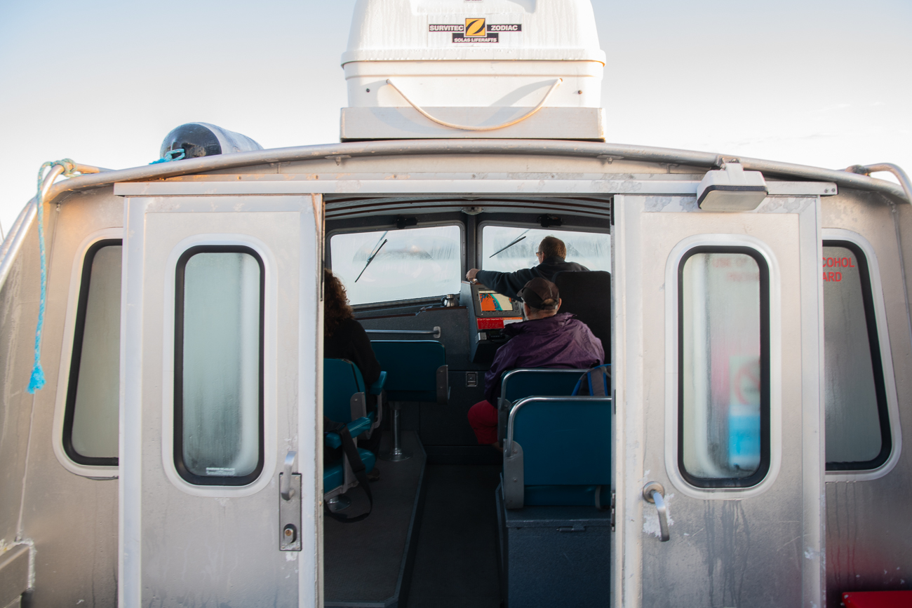 Unser Boot zu den Grizzlys