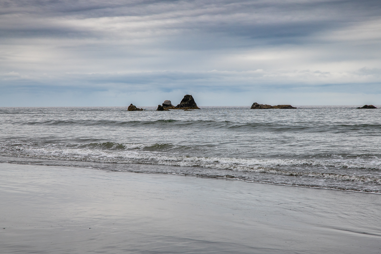 Abstecher zur Küste: Ruby Beach
