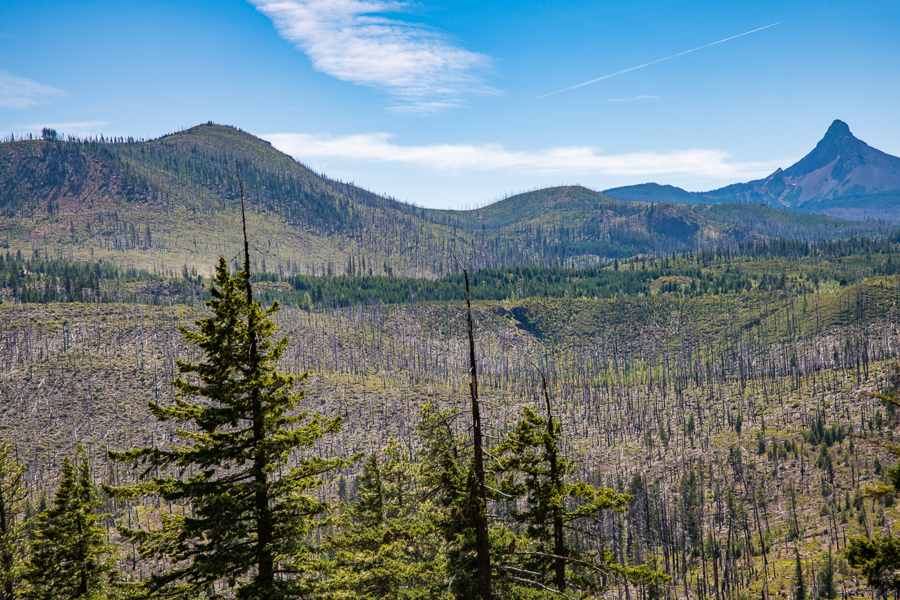 Links: Black Butte, rechts: Mt. Washington