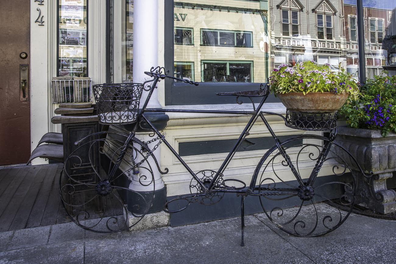 Schmiedeeisernes Fahrrad