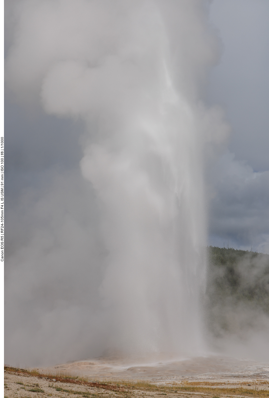 Und auch dieses Mal enttäuscht der Geysir nicht 