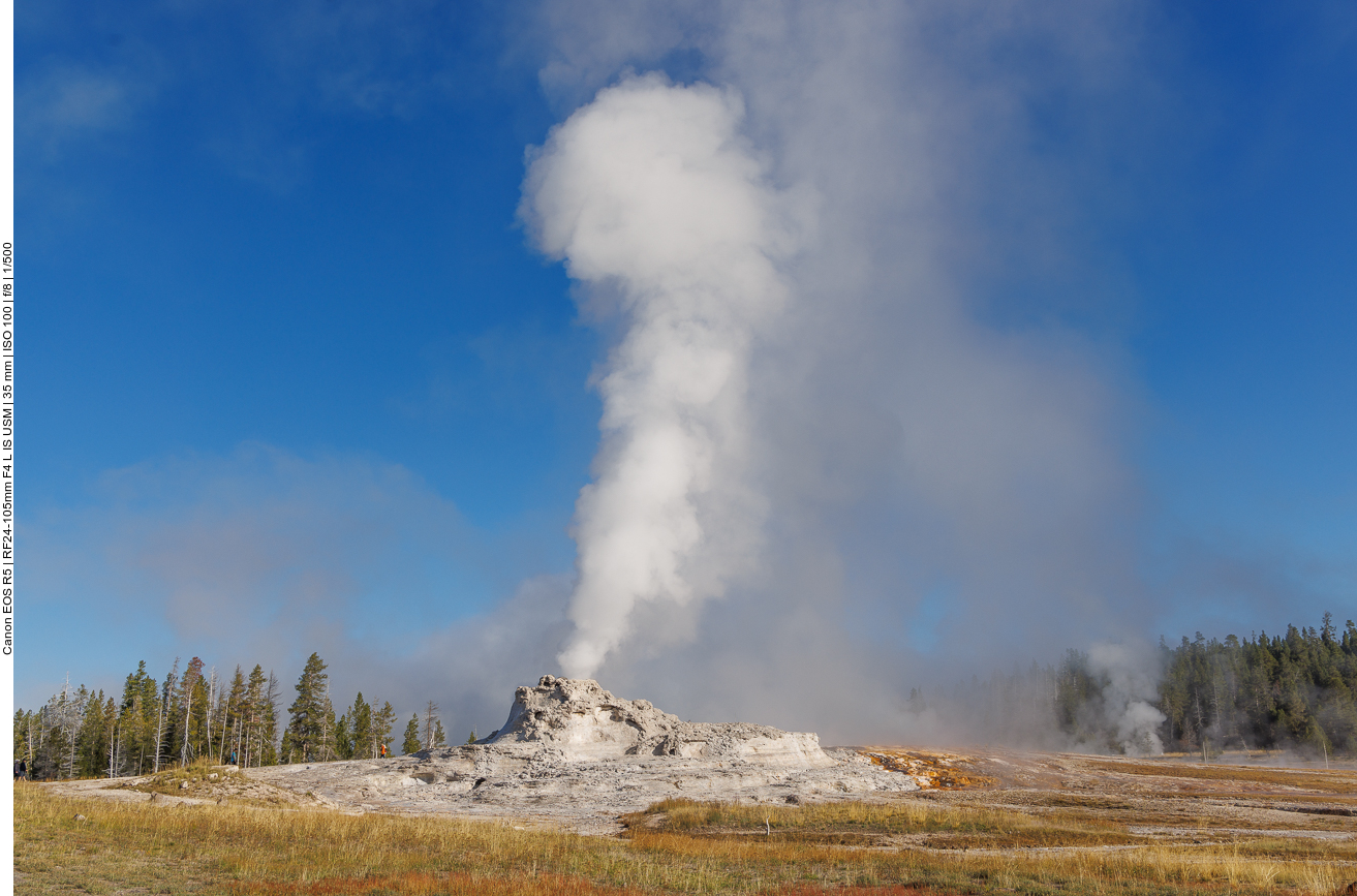 Am "Castle Geyser"