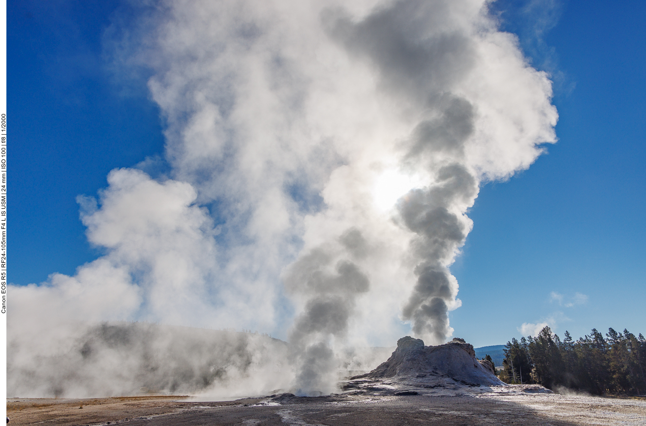 Am "Castle Geyser"