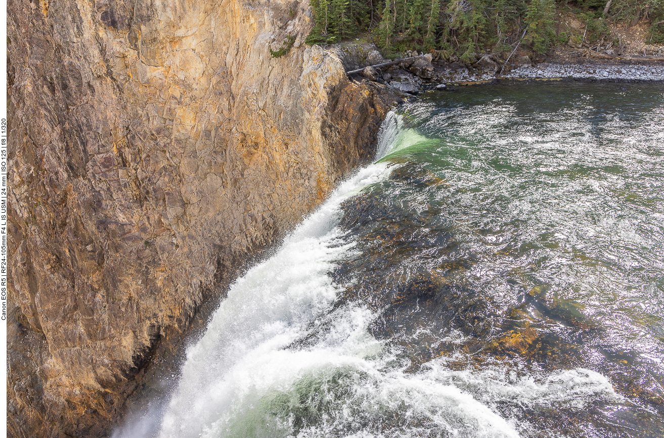 Am Brink of the Lower Falls