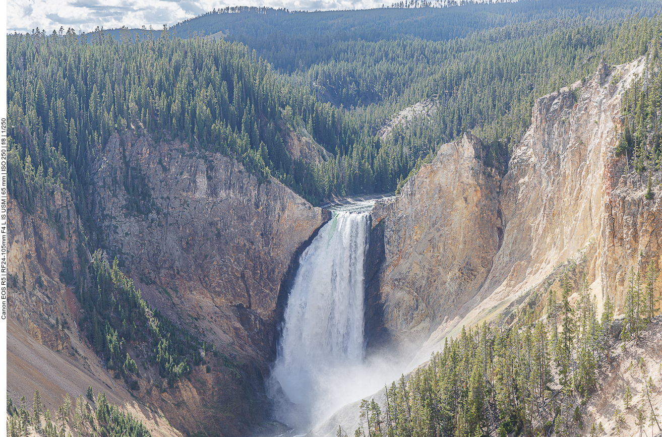 ... auf den Wasserfall