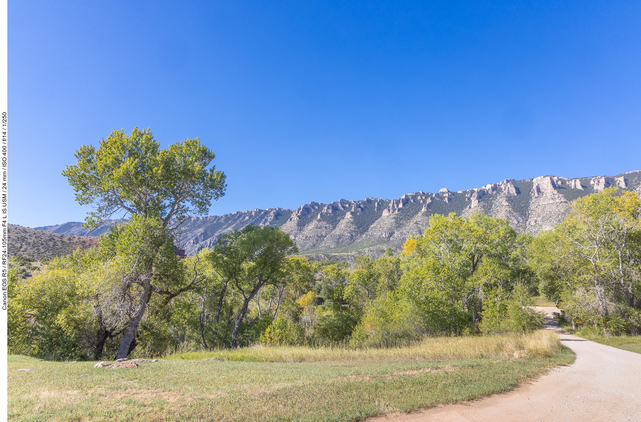 An der "Ewing Snell Historic Ranch Site" ...