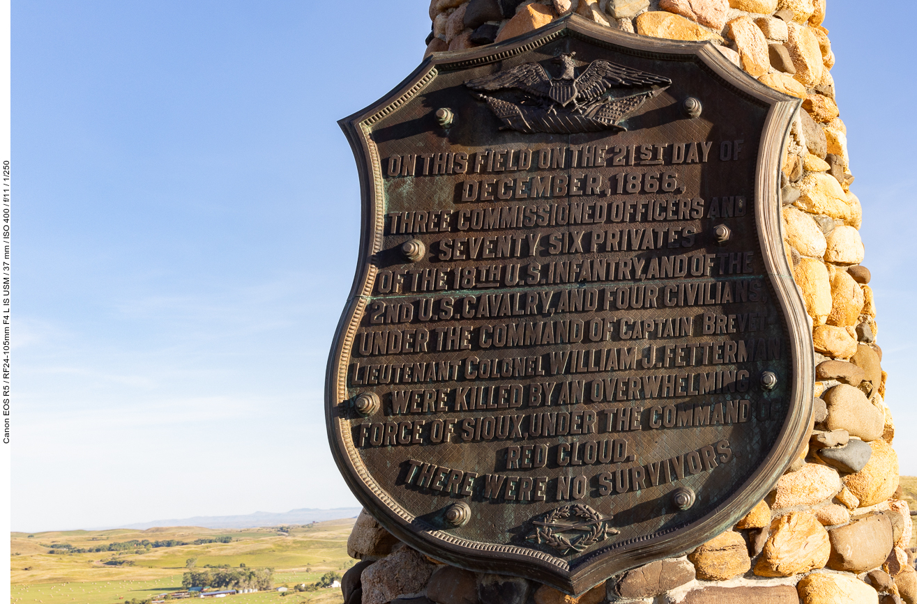 ... für eine verlorene Schlacht der U.S. Soldaten gegen die Sioux