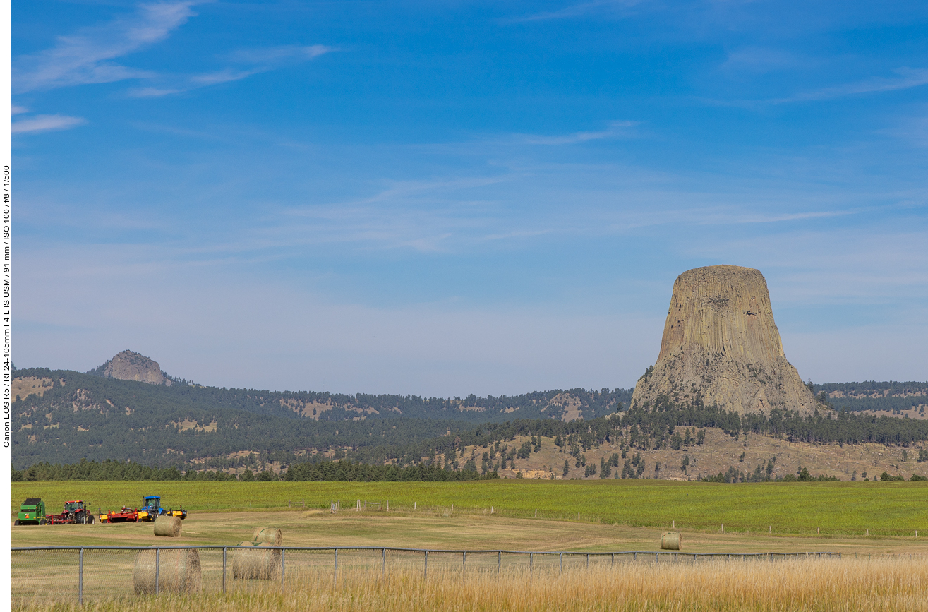 Nächster Stopp ist der Devils Tower, doch der muss zunächst noch warten ...