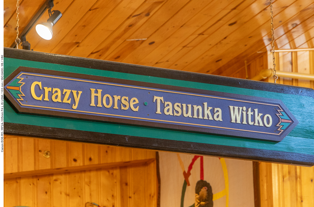 Der Lakota Name von Crazy Horse ist "Tasunka Witko"