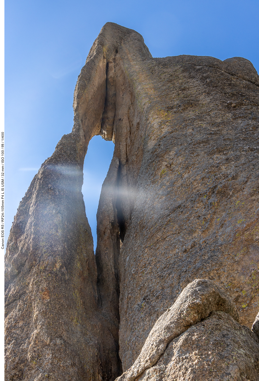 Am "Needles Eye" Felsen