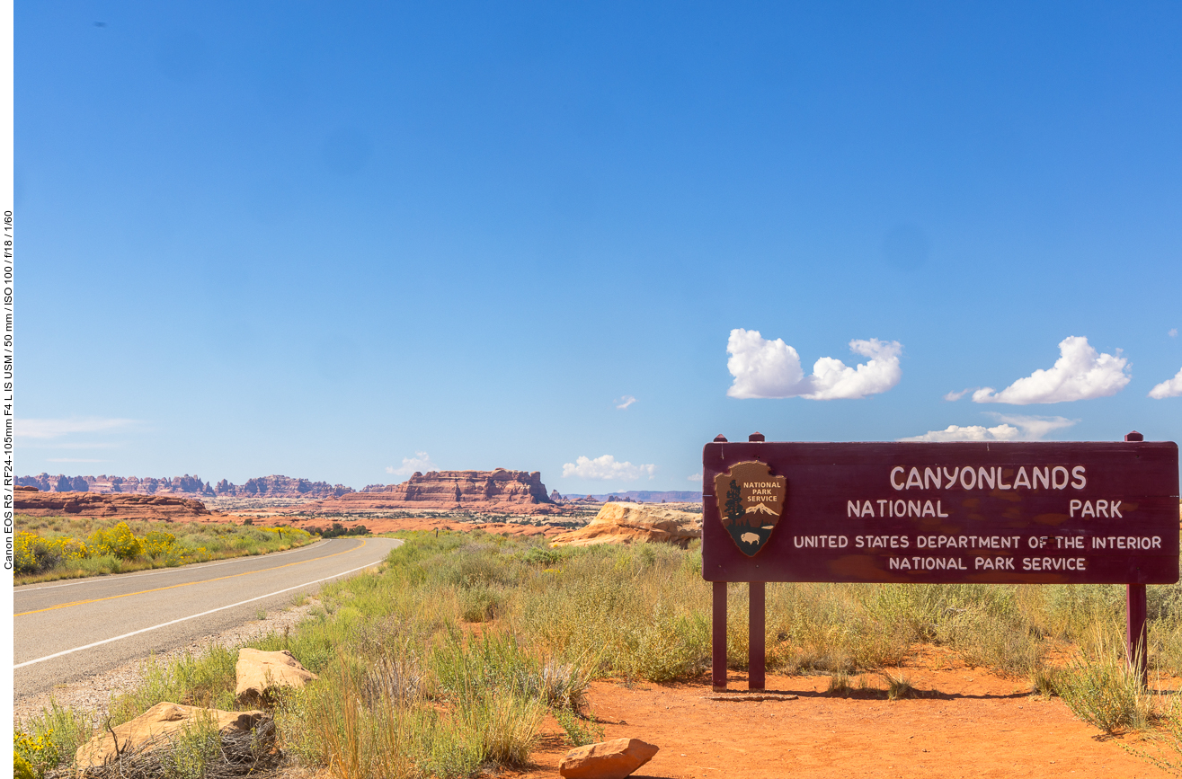 Wir erreichen den Canyonlands Nationalpark