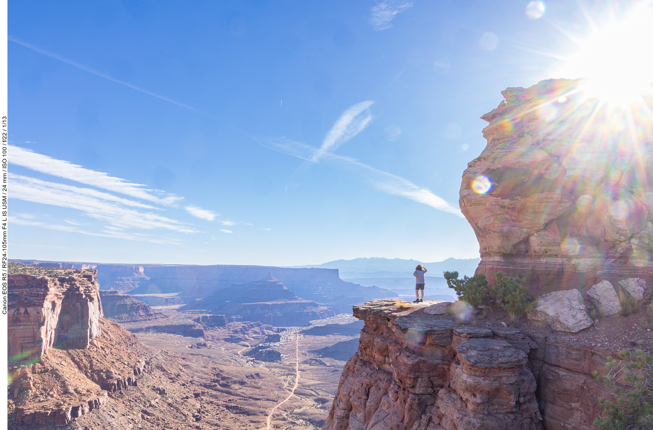 Die Canyons sind tief eingeschnitten