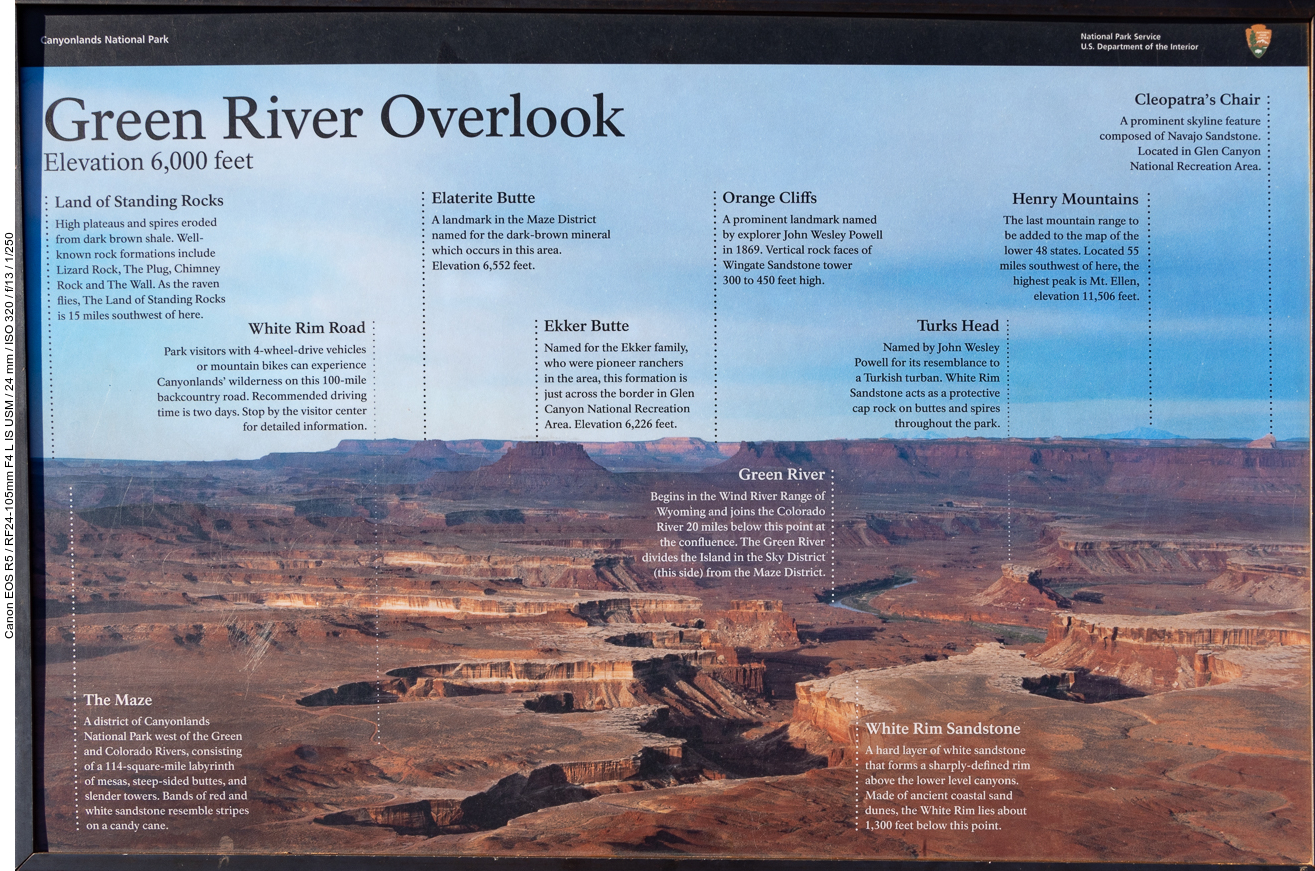 Infos zum Green River Overlook