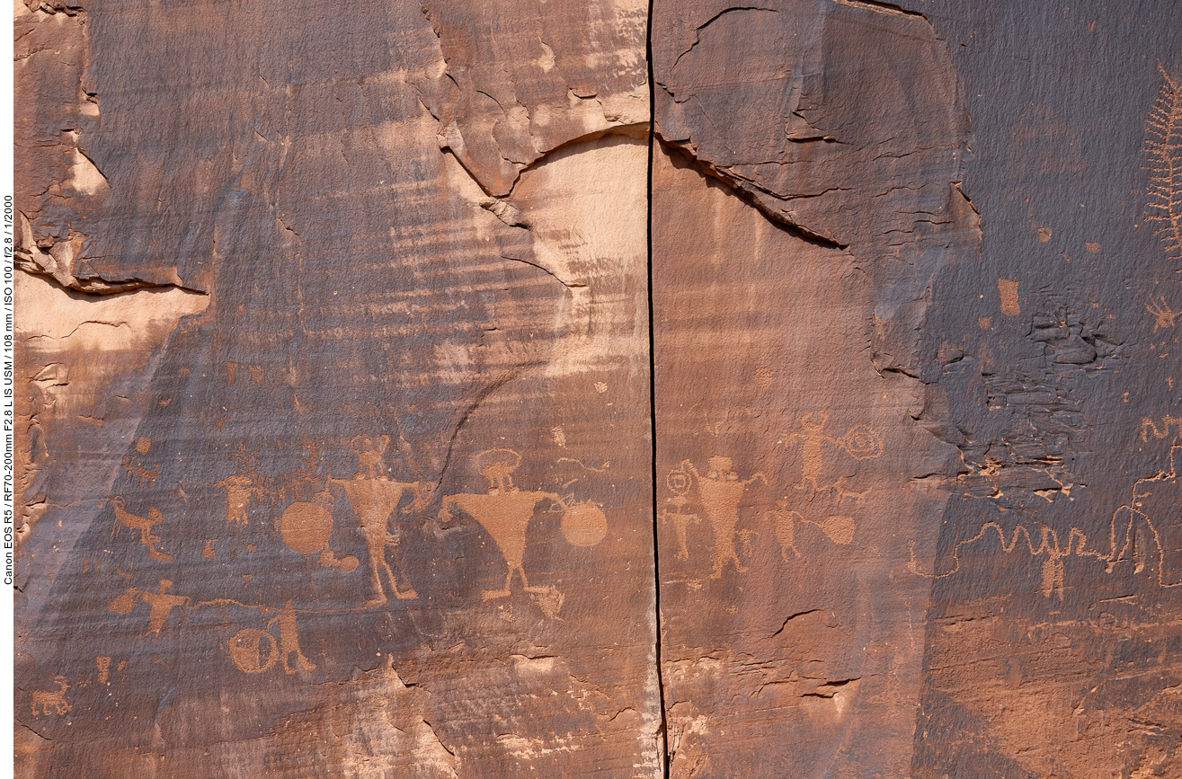 ... gibt es noch einige Petroglyphen zu bestaunen