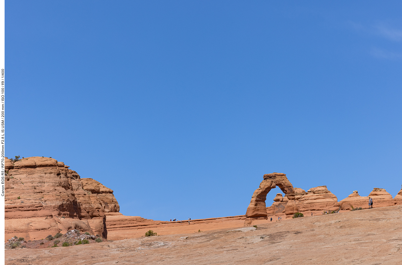 Der "Delicate Arch" ist einer der bekanntesten Steinbögen im Park