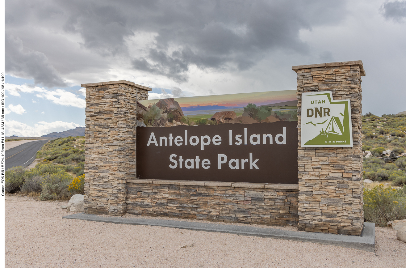 Nördlich von Salt Lake City liegt der Antelope State Park ...
