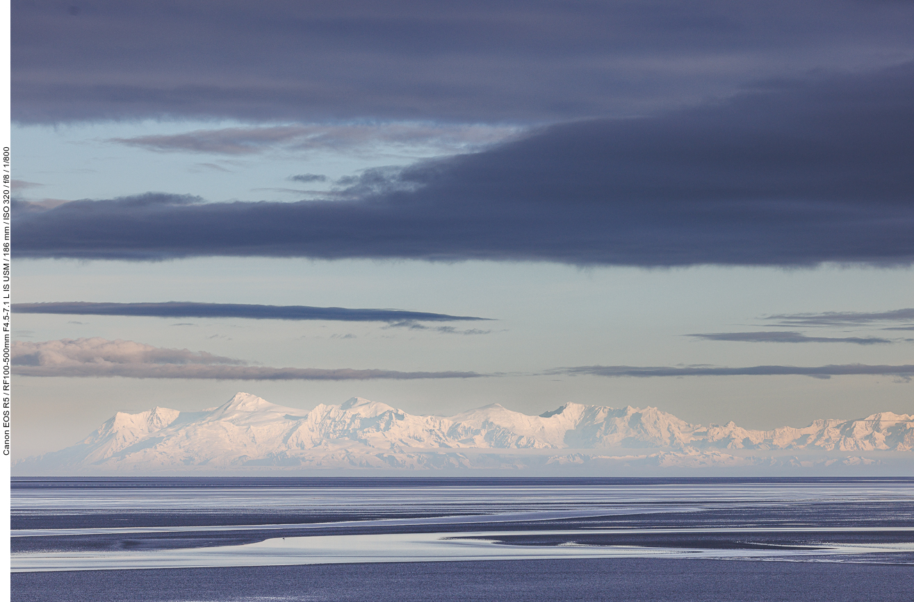 Morgens am Turnagain Arm ...