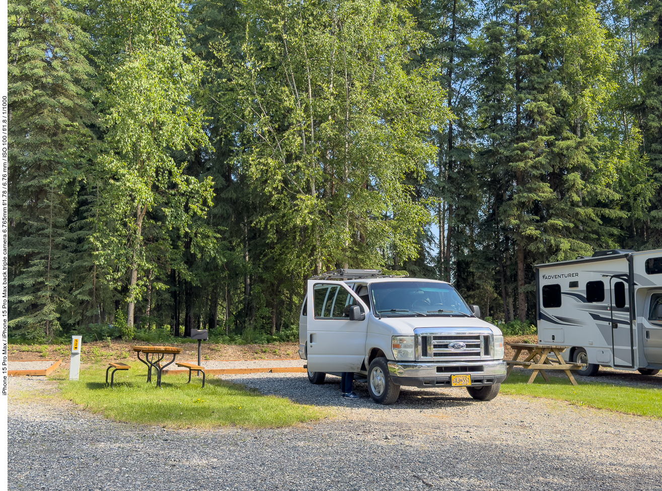 Unser Campingplatz in Fairbanks