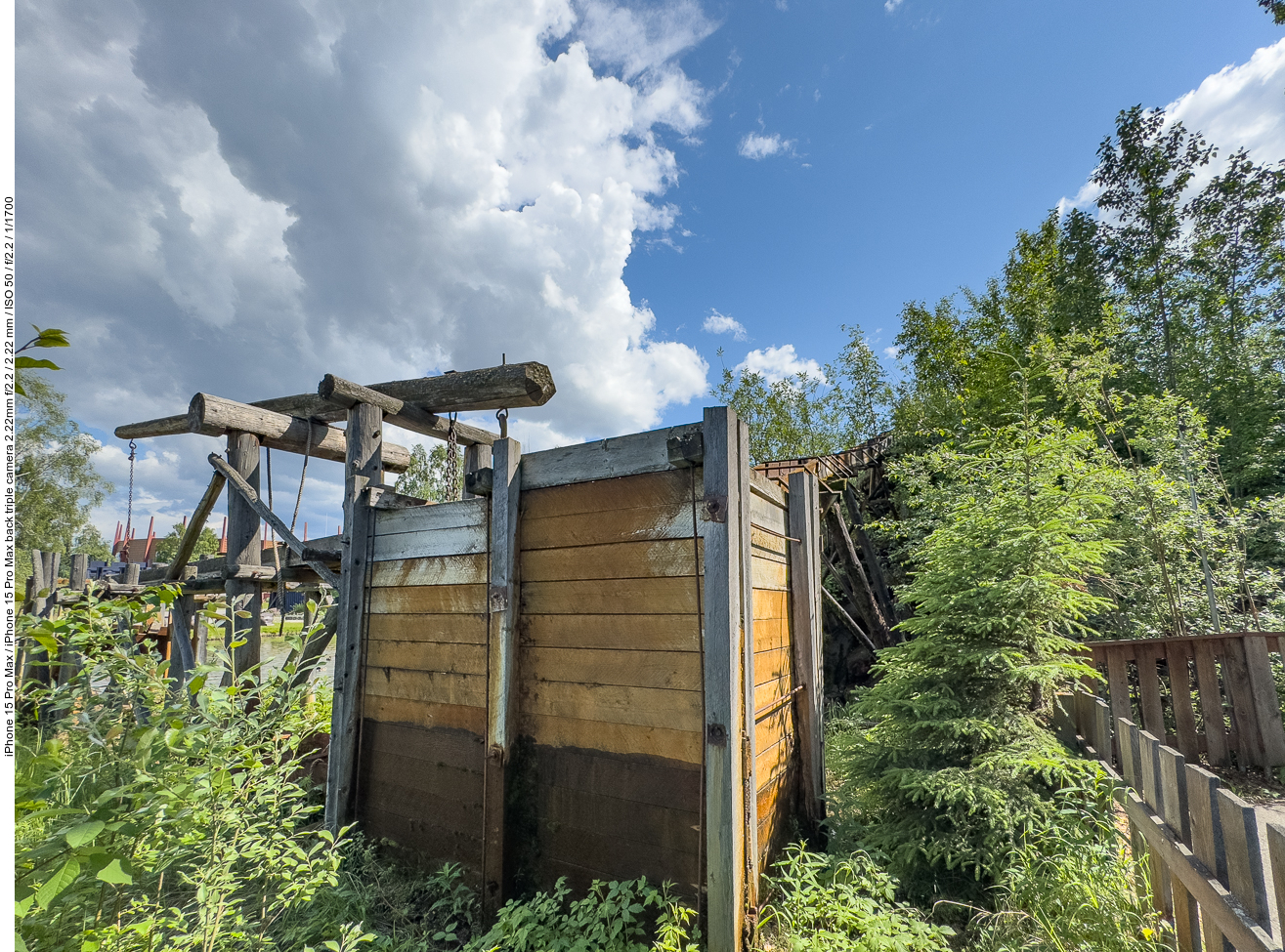 Alte Goldwaschanlage
