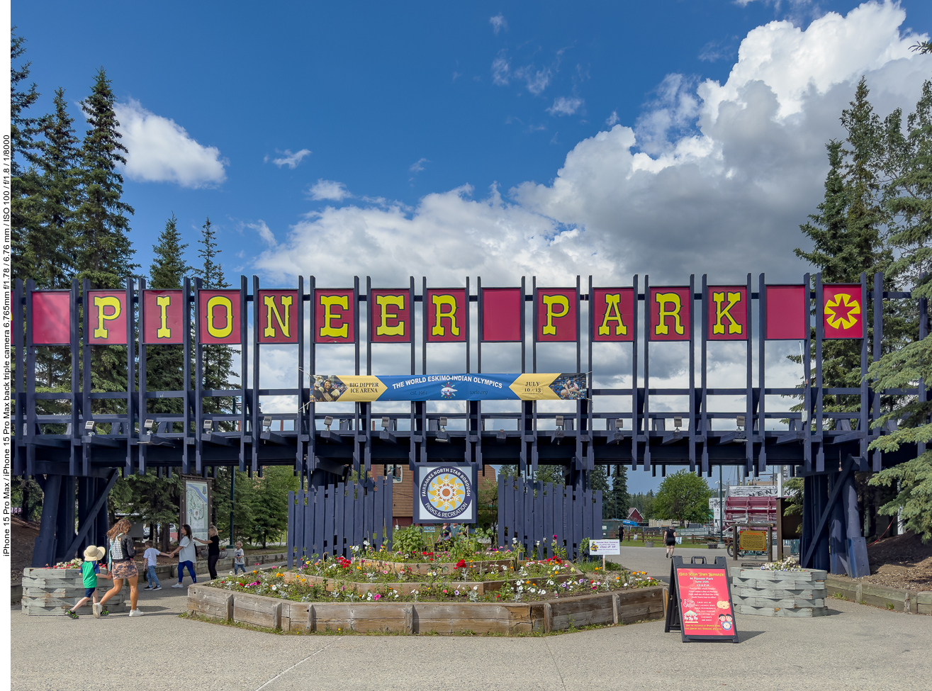 Wir besuchen noch den Pioneer Park in Fairbanks