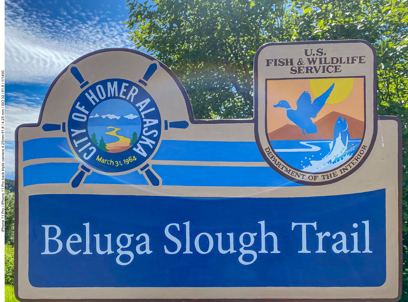 ... führt der Beluga Slough Trail