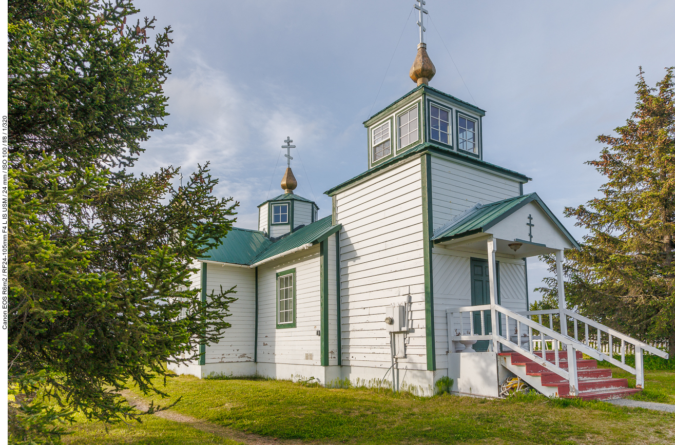 Die Kirche wurde vor längerer Zeit von den zahlreichen russischen Einwanderern gebaut
